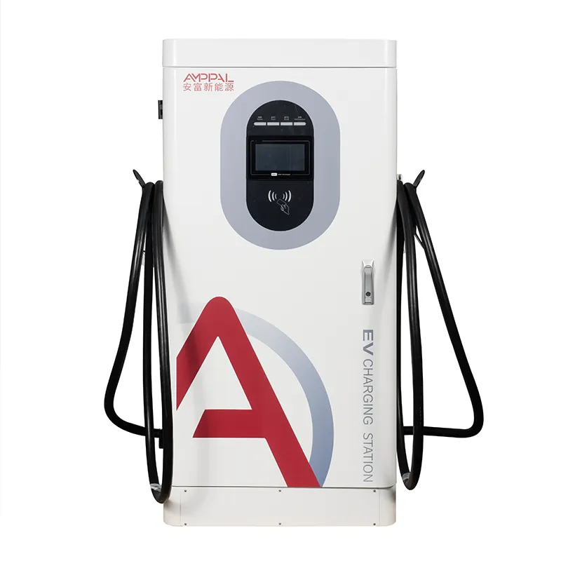 80 kW hoogefficiënte geïntegreerde DC-snellader voor commerciële EV-parken